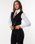 Tailleur Tre Pezzi Classic Nero Gessato