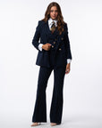 Tailleur tre pezzi Classic gessato blu