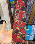 Cravatta Fantasia orologio base rossa