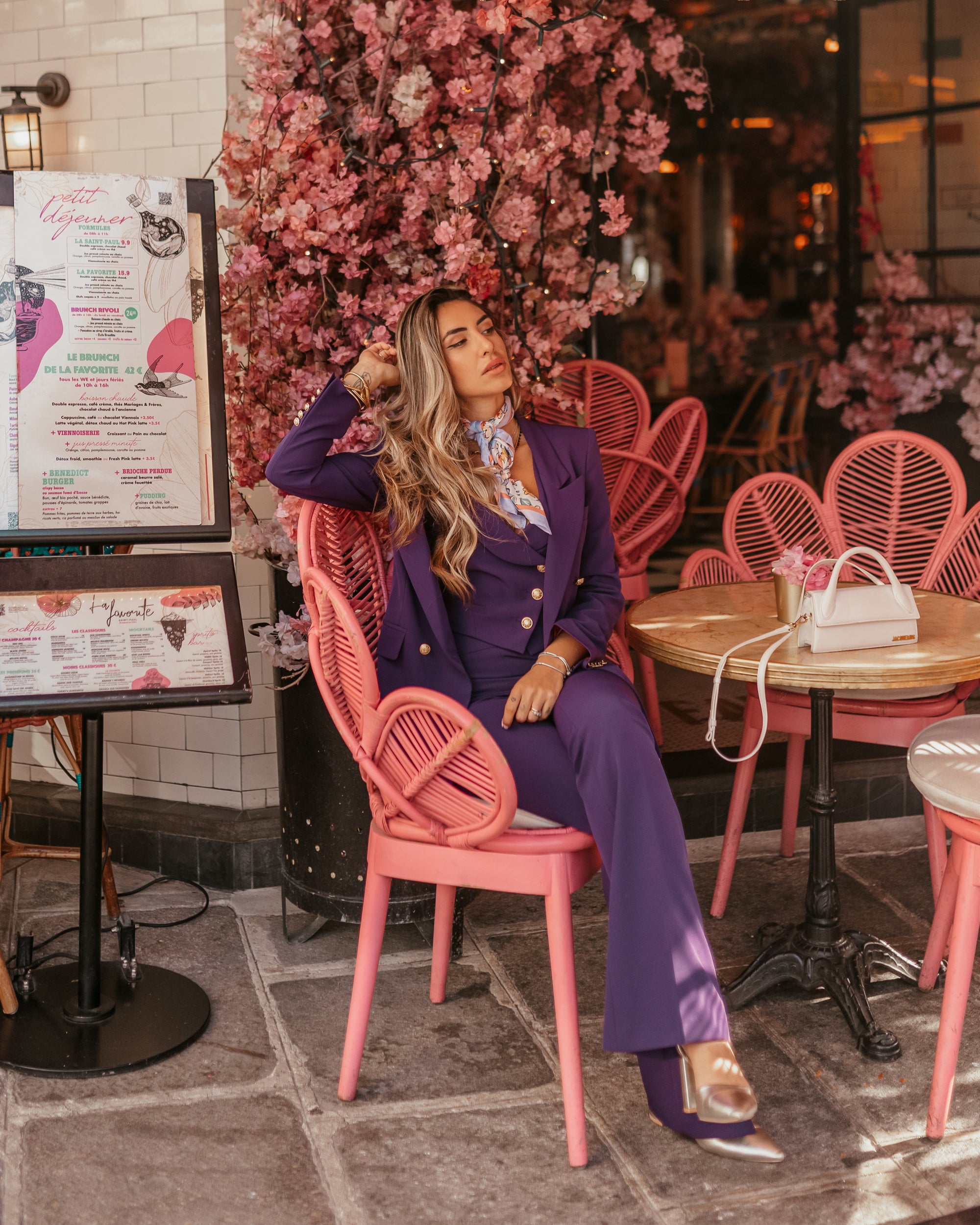 Tailleur tre pezzi Classic Prugna