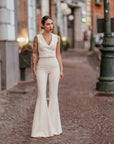 Tailleur tre pezzi Jolie bianco Panna
