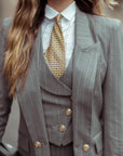 Tailleur tre pezzi Classic Grigio Gessato