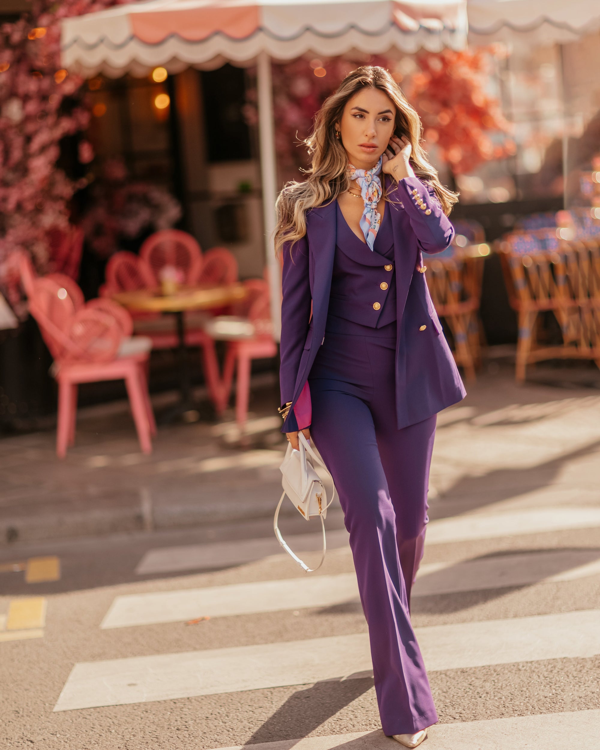 Tailleur tre pezzi Classic Prugna