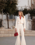 Tailleur tre pezzi Jolie bianco Panna
