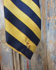 Cravatta regimental blu e oro “Polo”