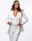 Tailleur tre pezzi Classic Bianco