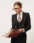 Tailleur Laura Nero Gessato