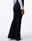 Tailleur tre pezzi Classic gessato blu