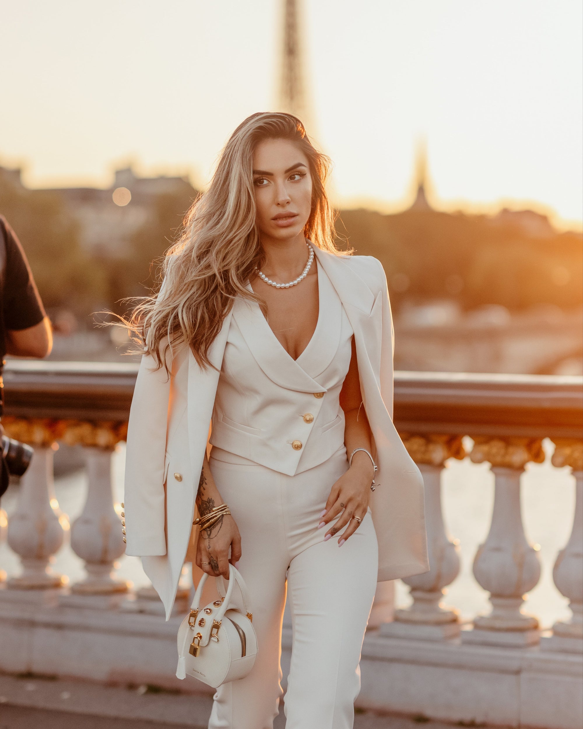 Tailleur 3 pezzi Classic panna