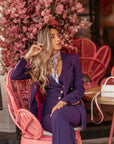 Tailleur tre pezzi Classic Prugna
