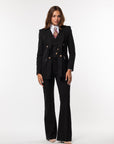 Tailleur Tre Pezzi Classic Nero Gessato