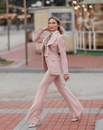 New Tailleur tre pezzi baby rosa cipria