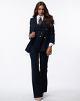 Tailleur tre pezzi Classic gessato blu