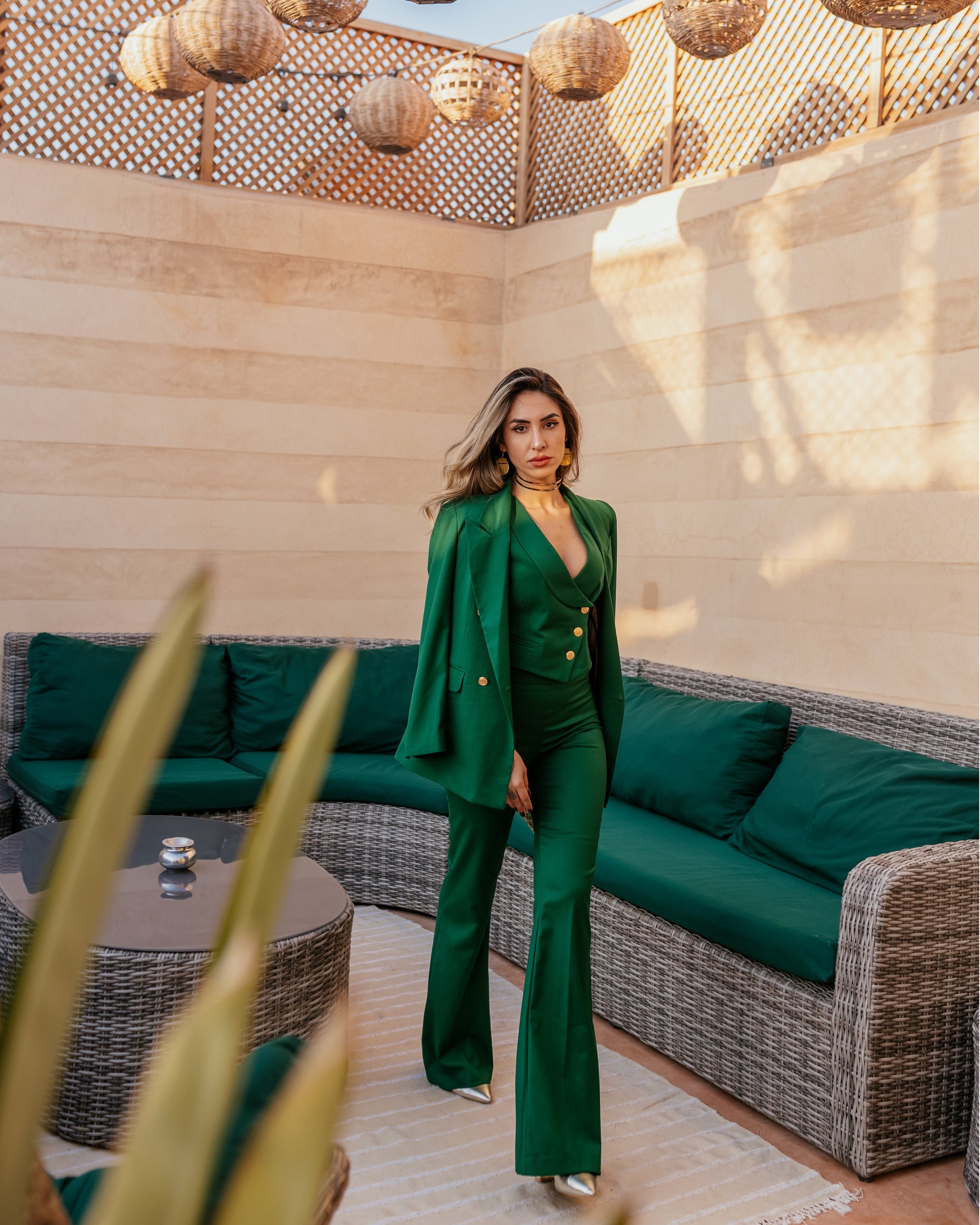 Tailleur tre pezzi Classic verde bosco