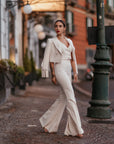 Tailleur tre pezzi Jolie bianco Panna