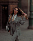 Tailleur tre pezzi Classic Grigio Gessato