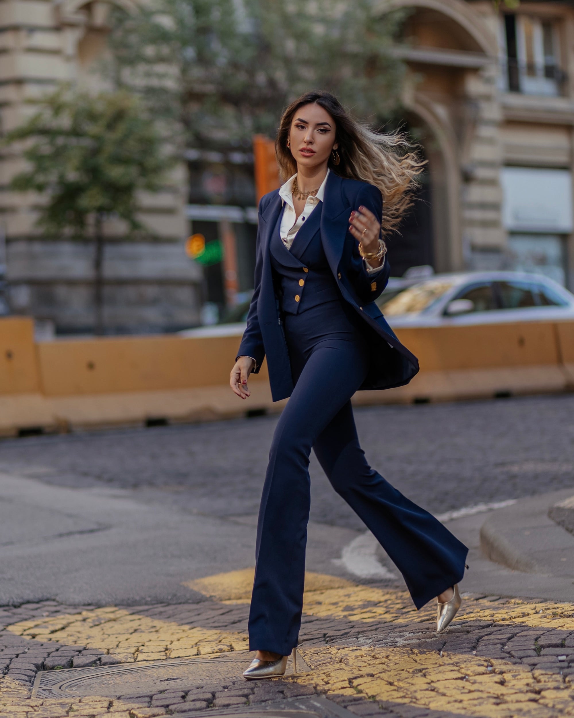 tailleur tre pezzi Classic blue navy