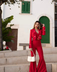 Tailleur tre pezzi Jolie fragola