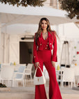 Tailleur tre pezzi Jolie fragola