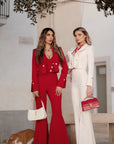 Tailleur tre pezzi Jolie fragola