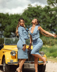 Tailleur Laura Azzurro