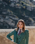 Tailleur tre pezzi Classic Gessato verde bosco