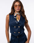 tailleur tre pezzi Egypt blu navy