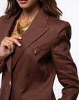 tailleur tre pezzi Egypt brown