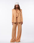 Tailleur tre pezzi Egypt gessato orange