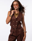 tailleur tre pezzi Egypt brown