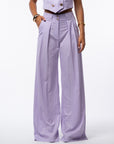 Tailleur tre pezzi Egypt gessato Glicine