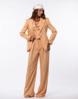 Tailleur tre pezzi Egypt gessato orange