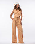 Tailleur tre pezzi Egypt gessato orange