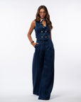 tailleur tre pezzi Egypt blu navy