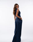 tailleur tre pezzi Egypt blu navy
