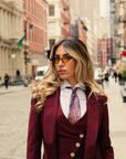 Tailleur tre pezzi classic bordeaux