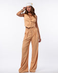 Tailleur tre pezzi Egypt gessato orange