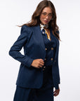 tailleur tre pezzi Egypt blu navy