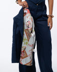 tailleur tre pezzi Egypt blu navy