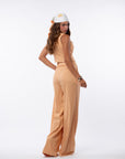 Tailleur tre pezzi Egypt gessato orange