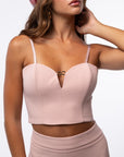 Bustier rosa cipria