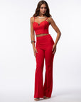 Bustier rosso