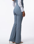 Tailleur tre pezzi Classic gessato acqua marina