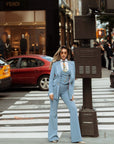 Tailleur Tre Pezzi Classic Azzurro Cielo