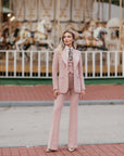 New Tailleur tre pezzi baby rosa cipria
