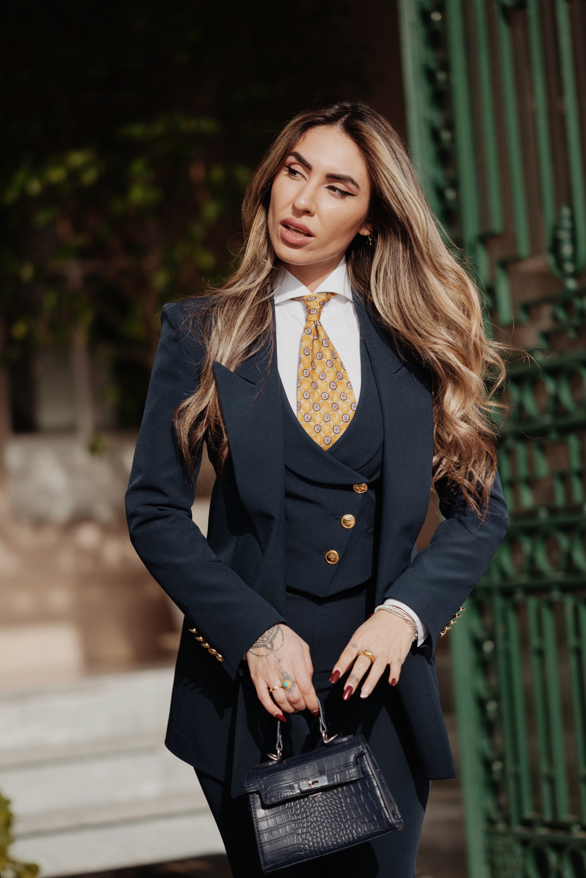 tailleur tre pezzi Classic blue navy