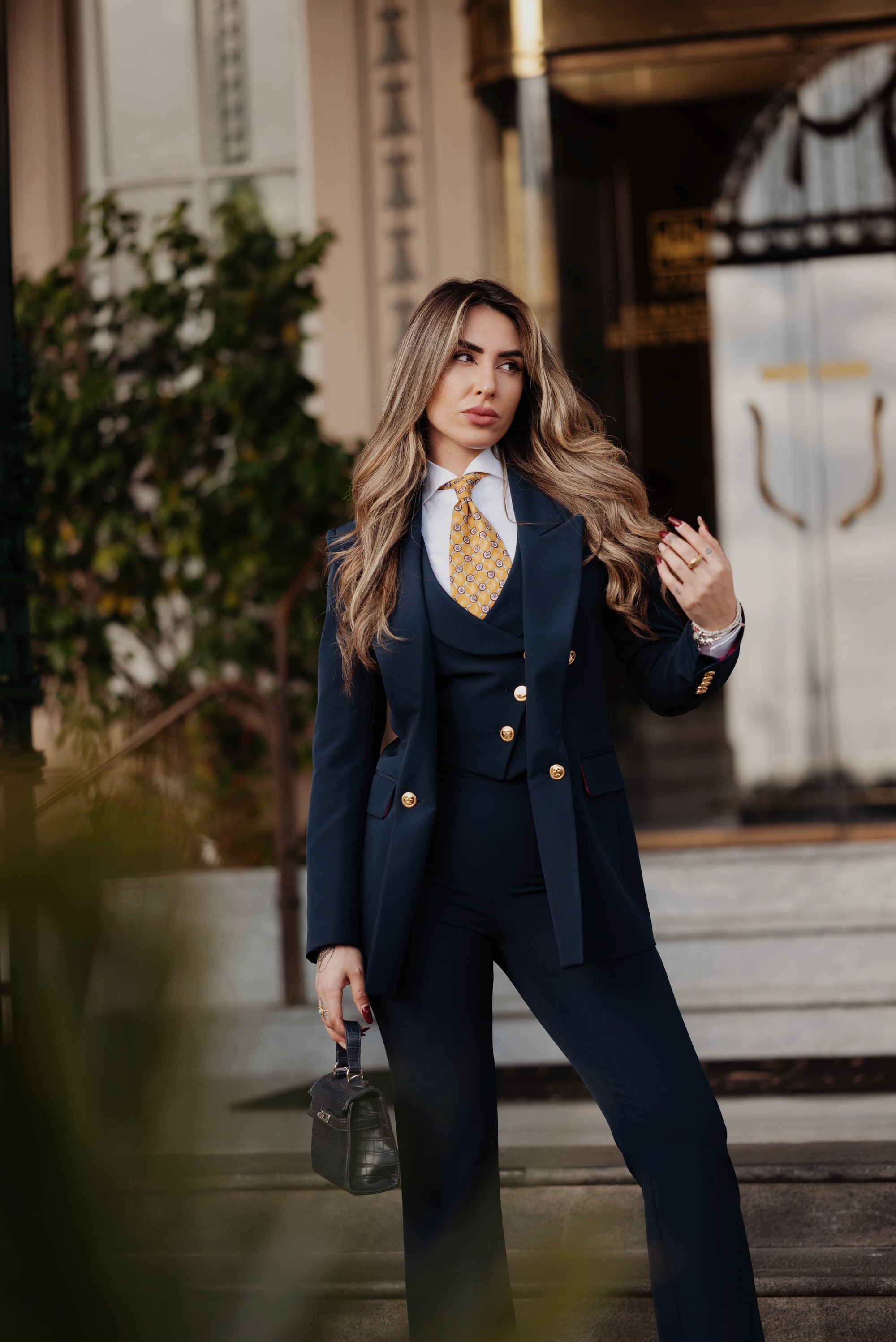 tailleur tre pezzi Classic blue navy