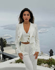 Tailleur Mon amour tre pezzi white