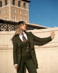 Tailleur Tre Pezzi Classic verde Oliva