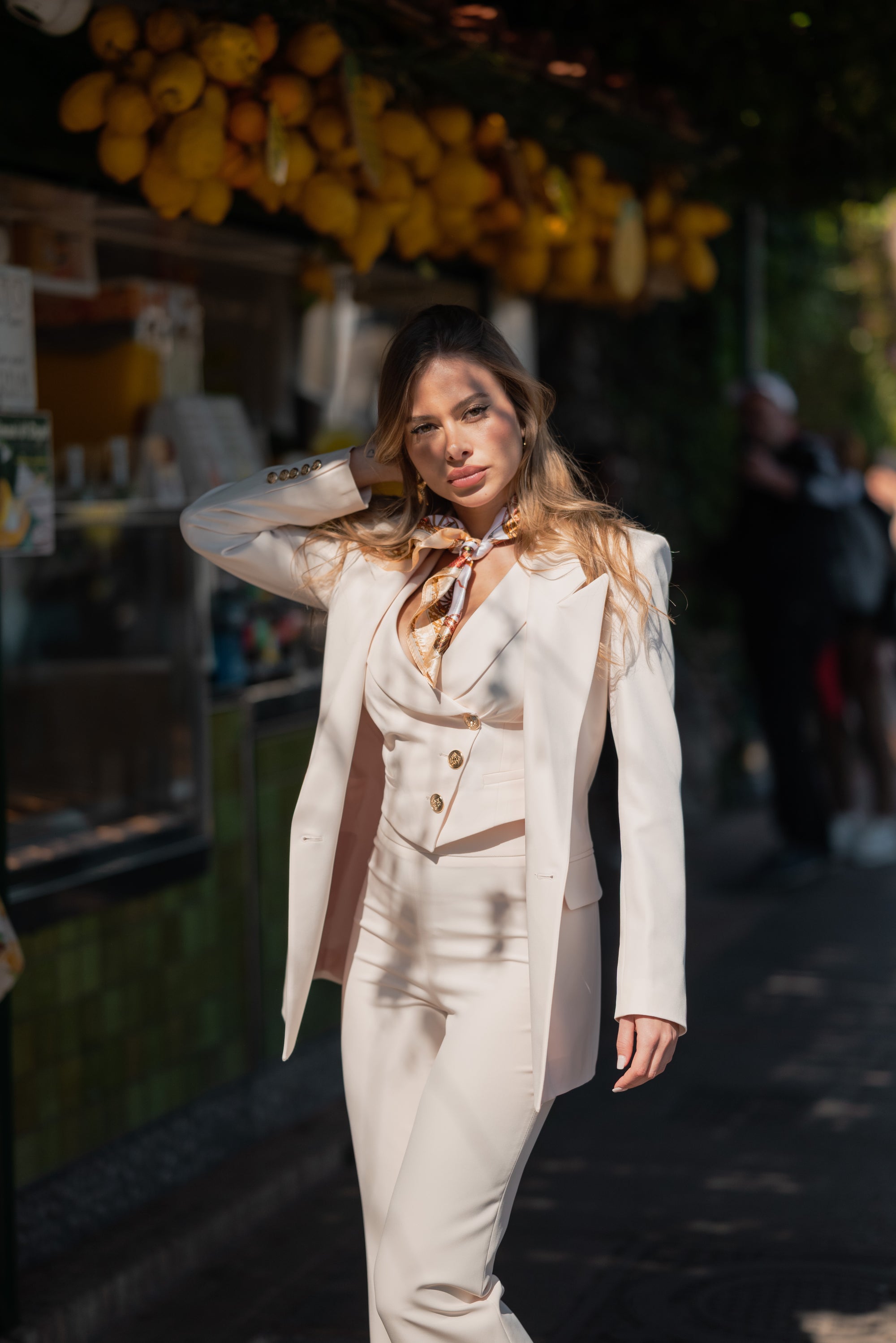 Tailleur 3 pezzi Classic panna